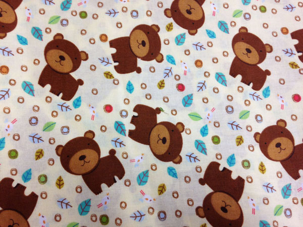 Fabric Little Bears - SHP - Modern Cloth Nappies