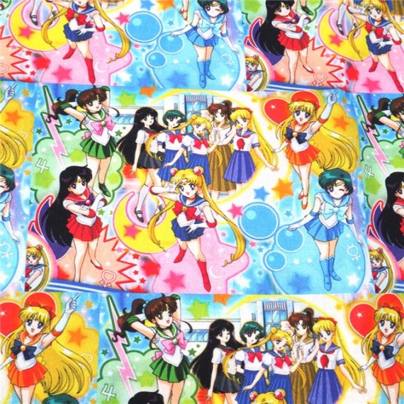 CUSTOM Deluxe Patterned Sandman Night/Day Nappy - Sailor Moon - SHP ...